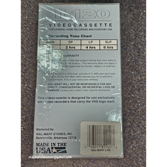 2-Twin Pack New VHS Recording tapes - Picture 3 of 4